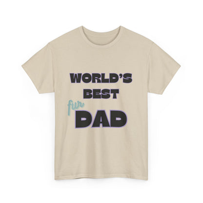 Word's Best Fur Dad Unisex Heavy Cotton Tee