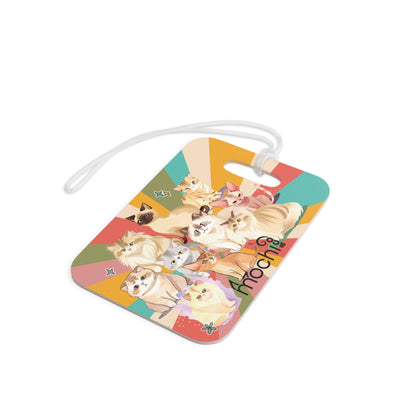 Retro Cats Pet Lover Luggage Tags