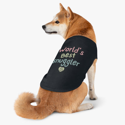 World's Best Snuggler Pet Tank Top