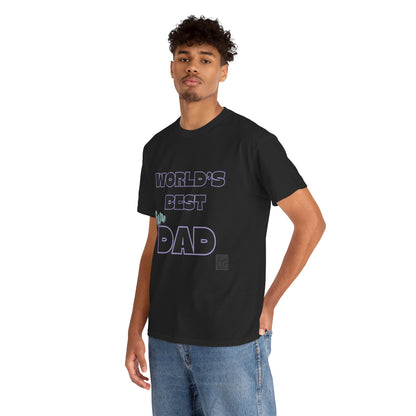 Word's Best Fur Dad Unisex Heavy Cotton Tee