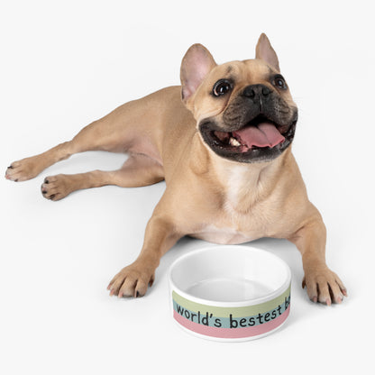 Premium Ceramic Pet Bowl - World's Bestest Boy