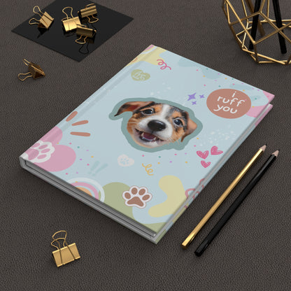 Mochi Doggo I Ruff You Hardcover Journal Matte