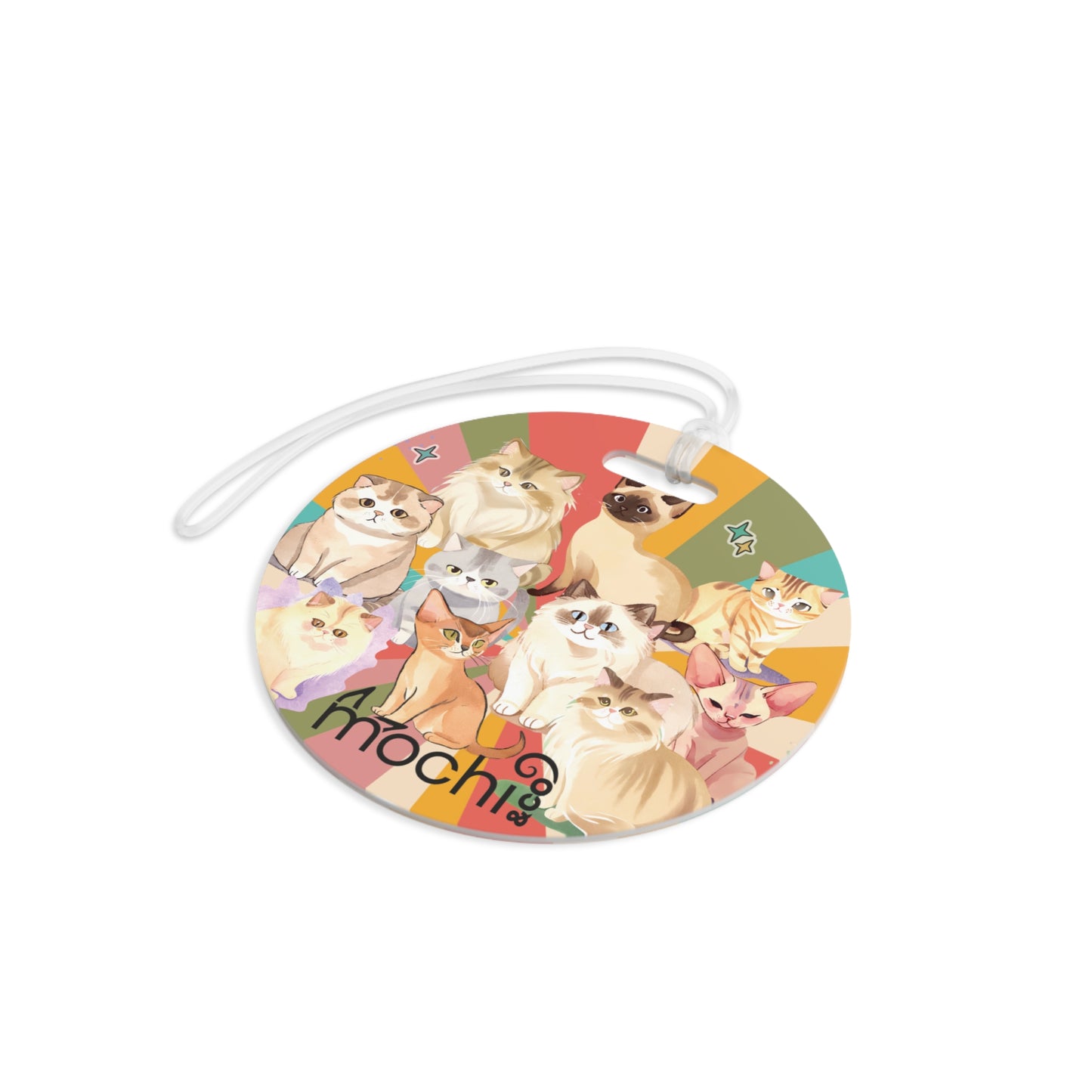 Retro Cats Pet Lover Luggage Tags