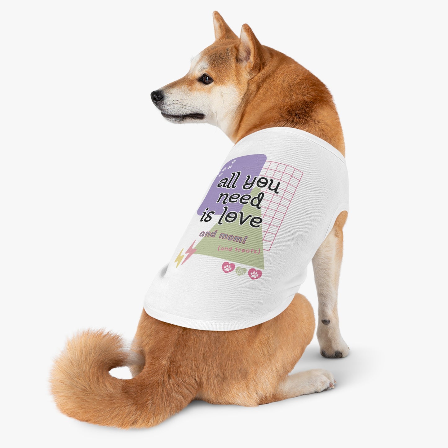 All You Need is Love and Mom Pet Tank Top