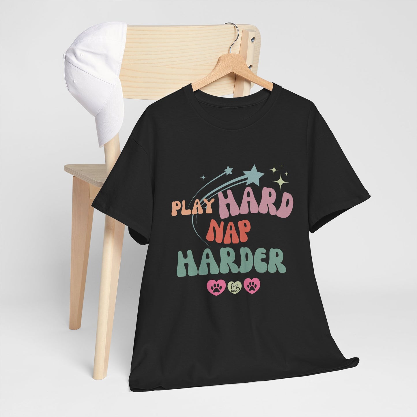 Play Hard Nap Harder Unisex Heavy Cotton Tee