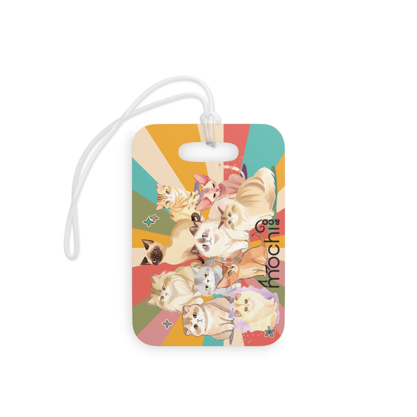 Retro Cats Pet Lover Luggage Tags