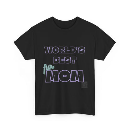 World's Best Fur Mom Unisex Heavy Cotton Tee