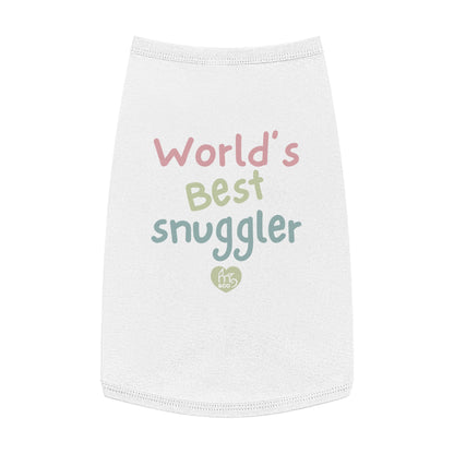 World's Best Snuggler Pet Tank Top