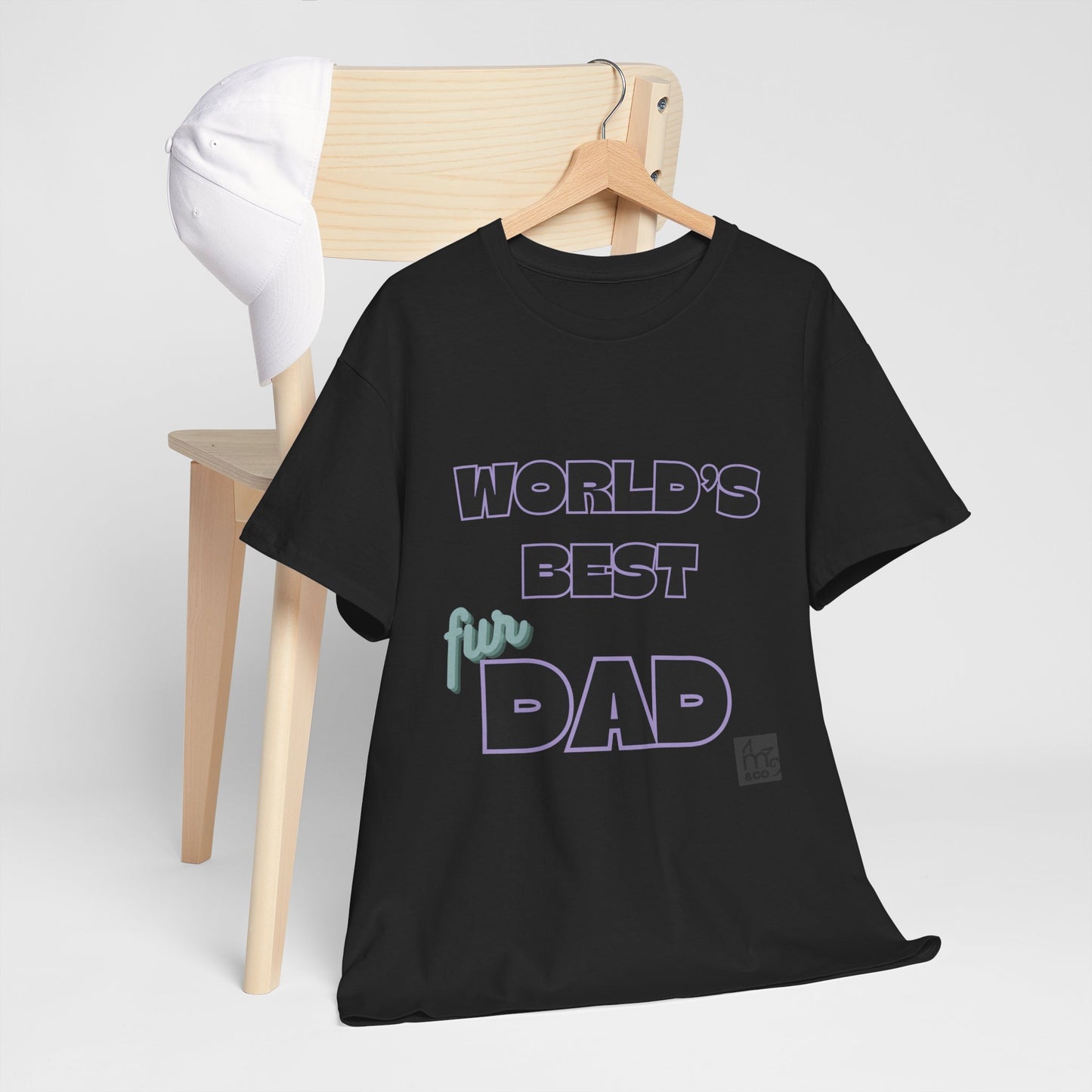 Word's Best Fur Dad Unisex Heavy Cotton Tee