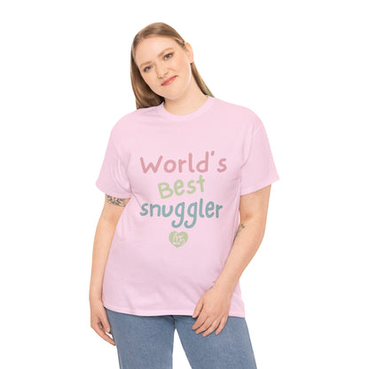 Word's Best Snuggler Unisex Heavy Cotton Tee