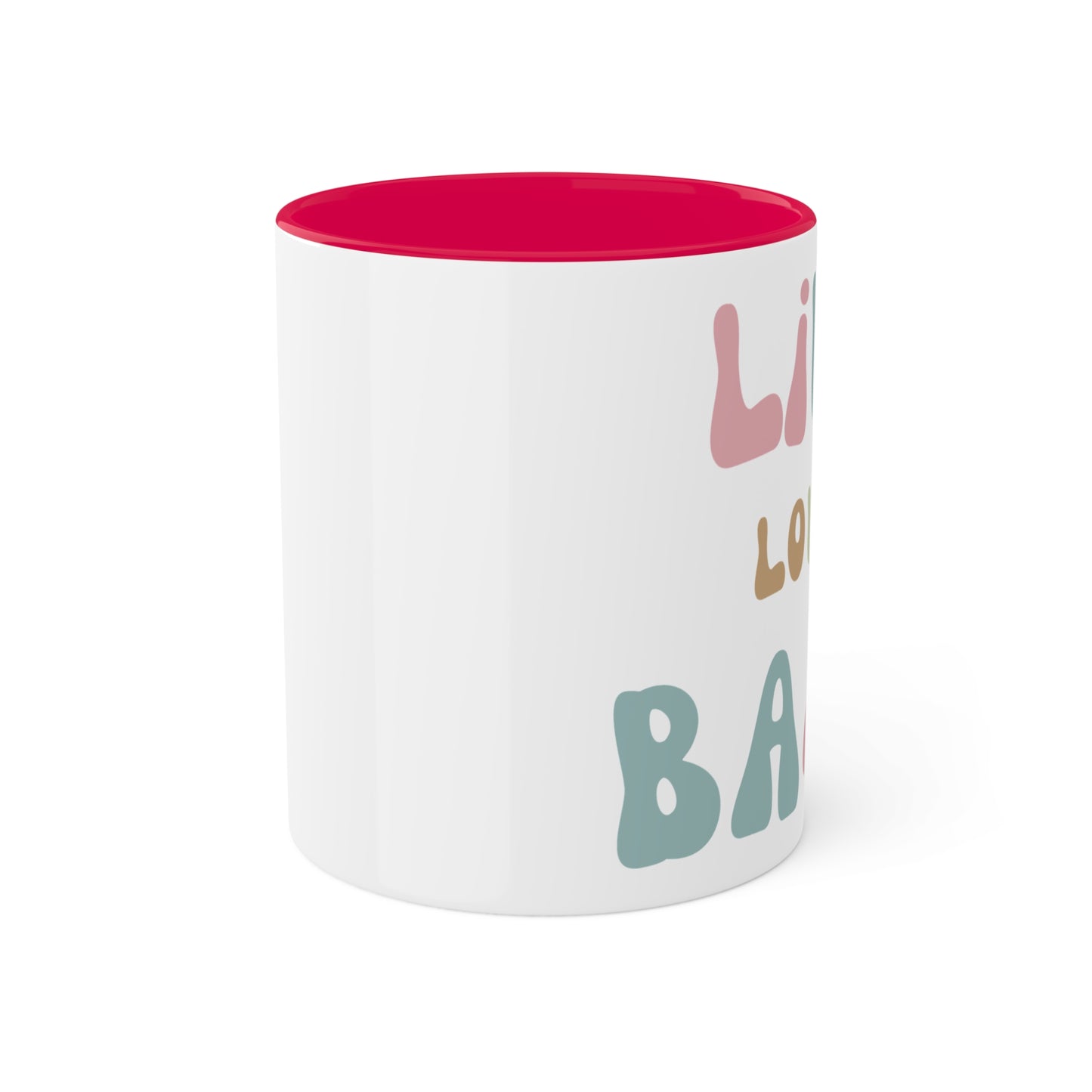 Live Love Bark Colorful Mugs, 11oz