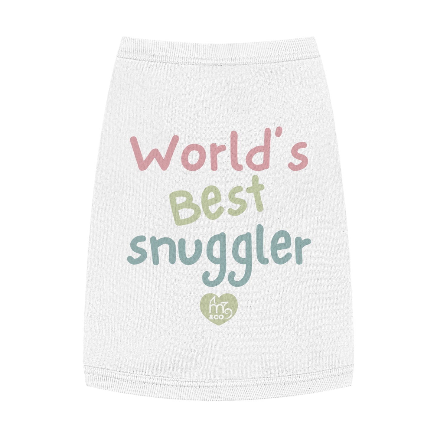 World's Best Snuggler Pet Tank Top