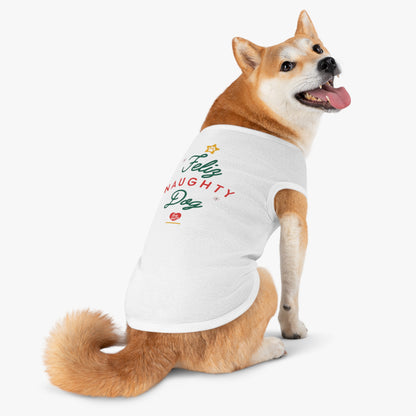 Feliz Naughty Dog Christmas Pet Tank Top