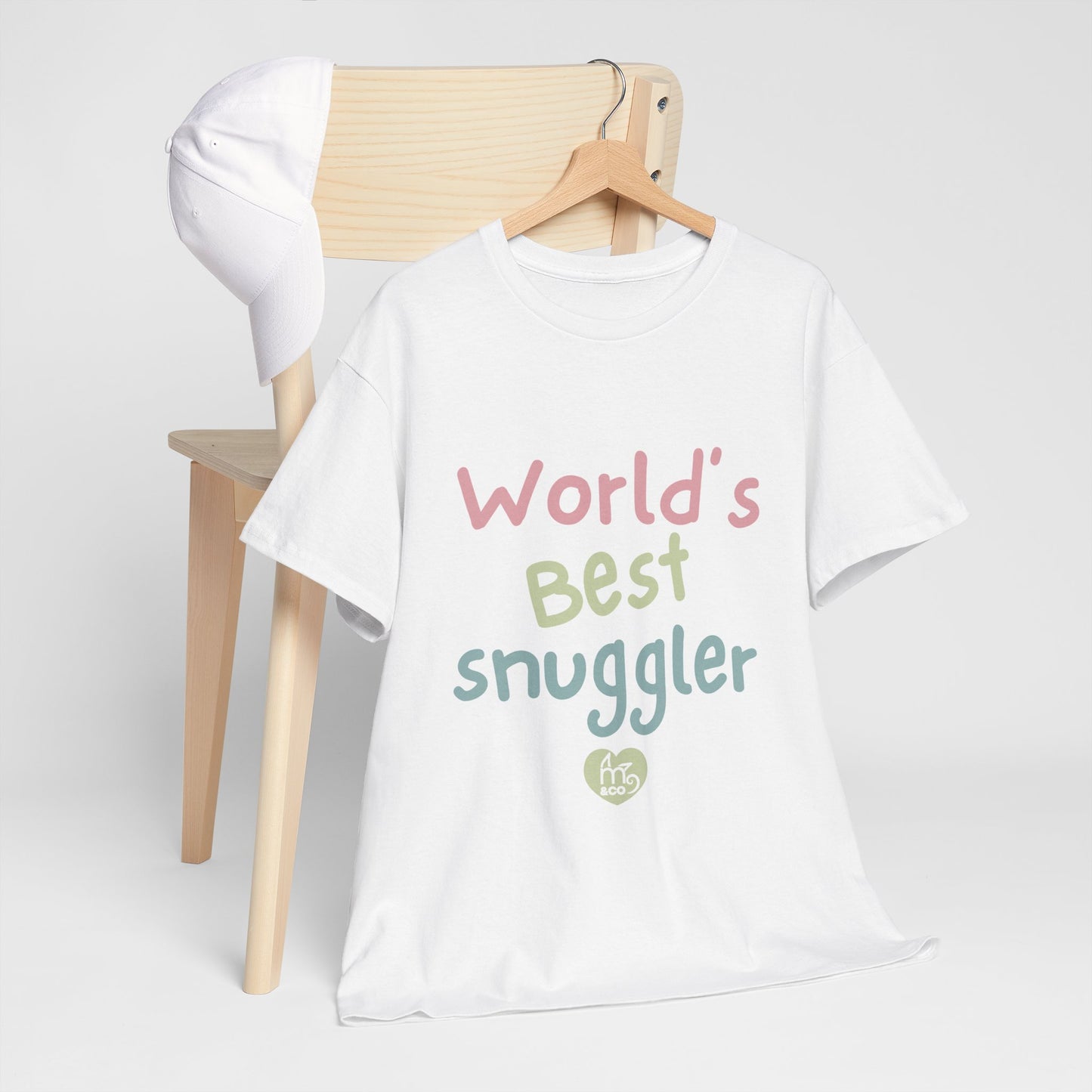 Word's Best Snuggler Unisex Heavy Cotton Tee