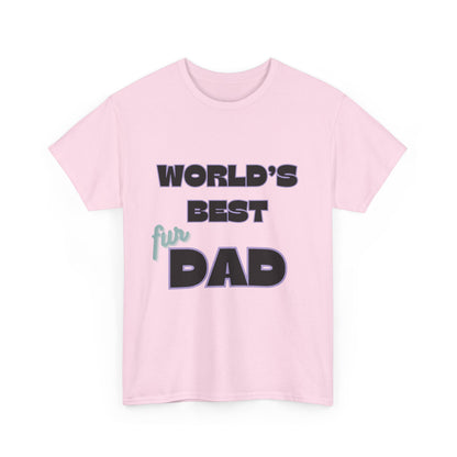 Word's Best Fur Dad Unisex Heavy Cotton Tee