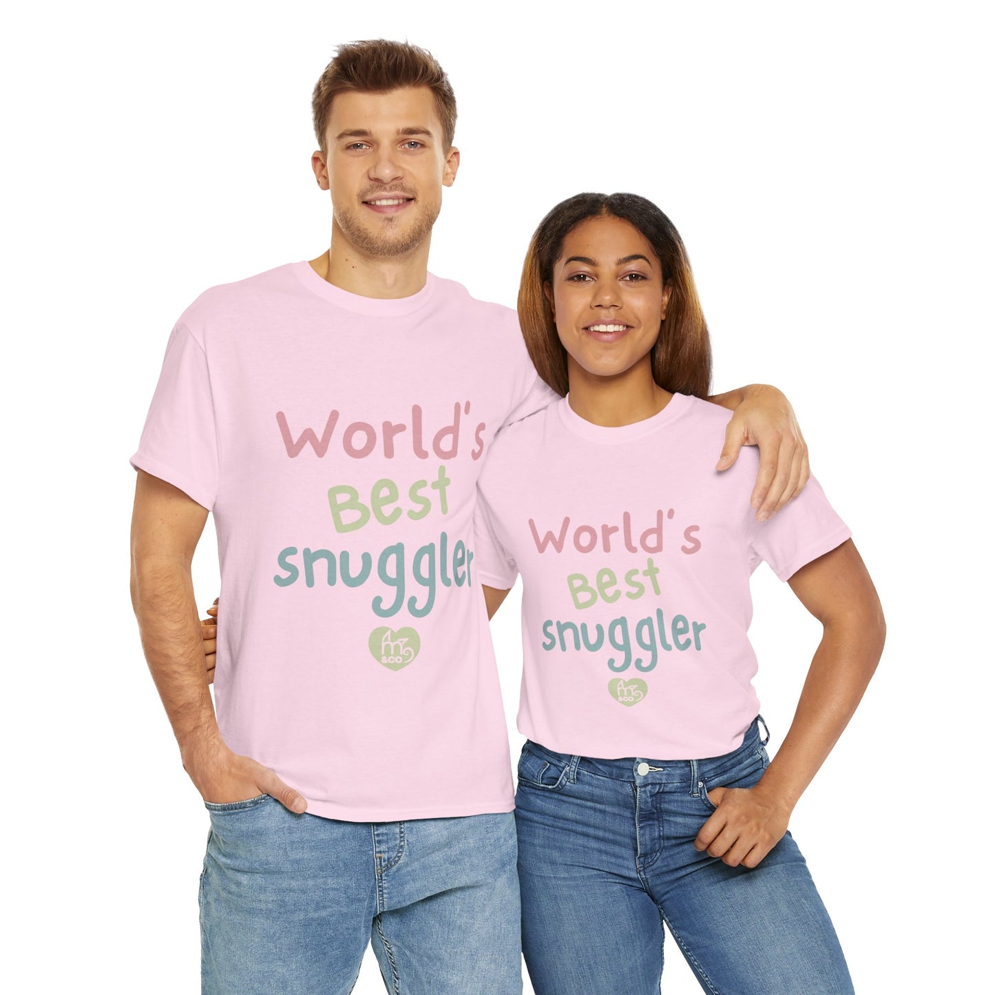 Word's Best Snuggler Unisex Heavy Cotton Tee