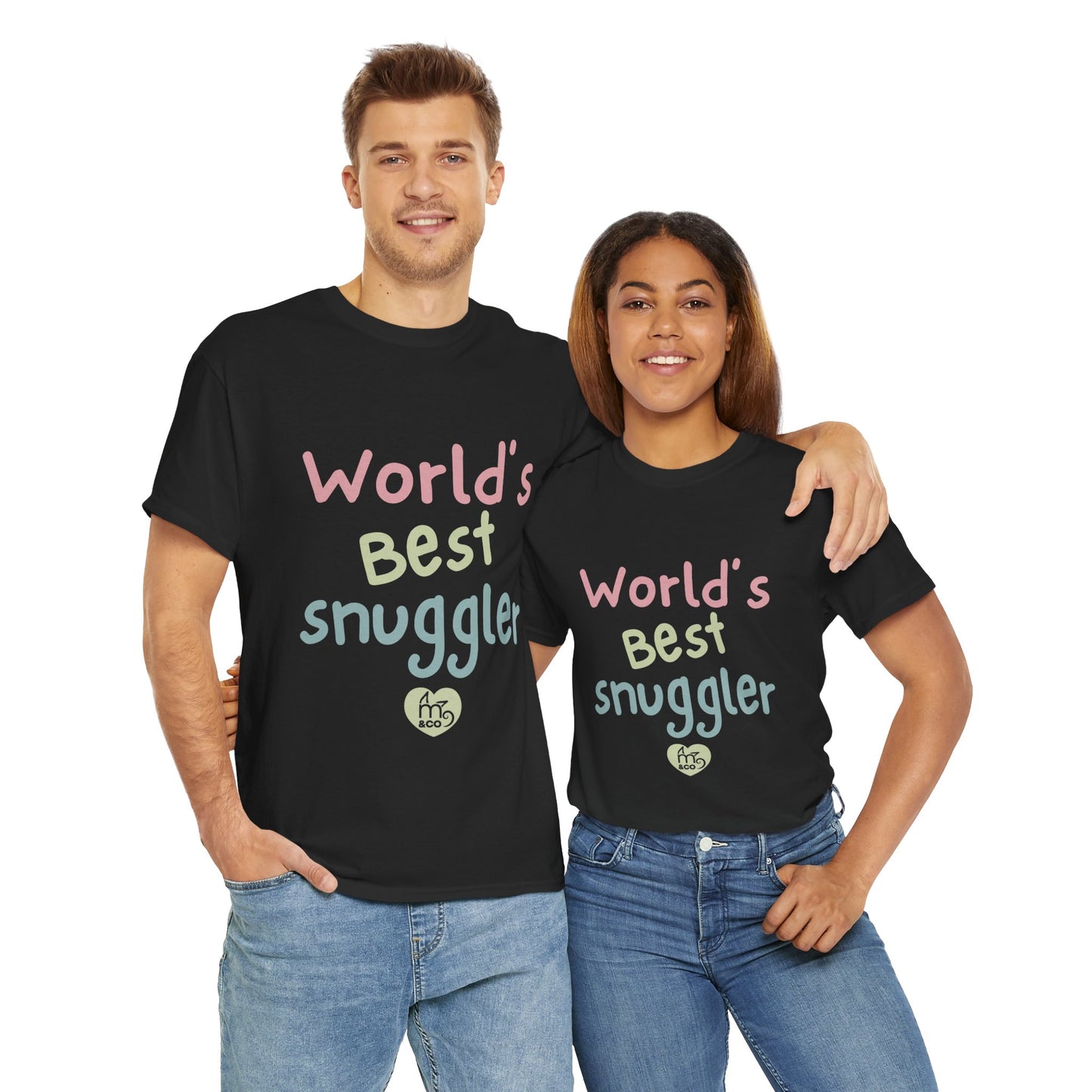 Word's Best Snuggler Unisex Heavy Cotton Tee