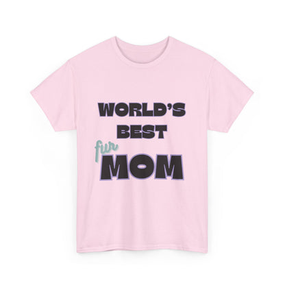 World's Best Fur Mom Unisex Heavy Cotton Tee