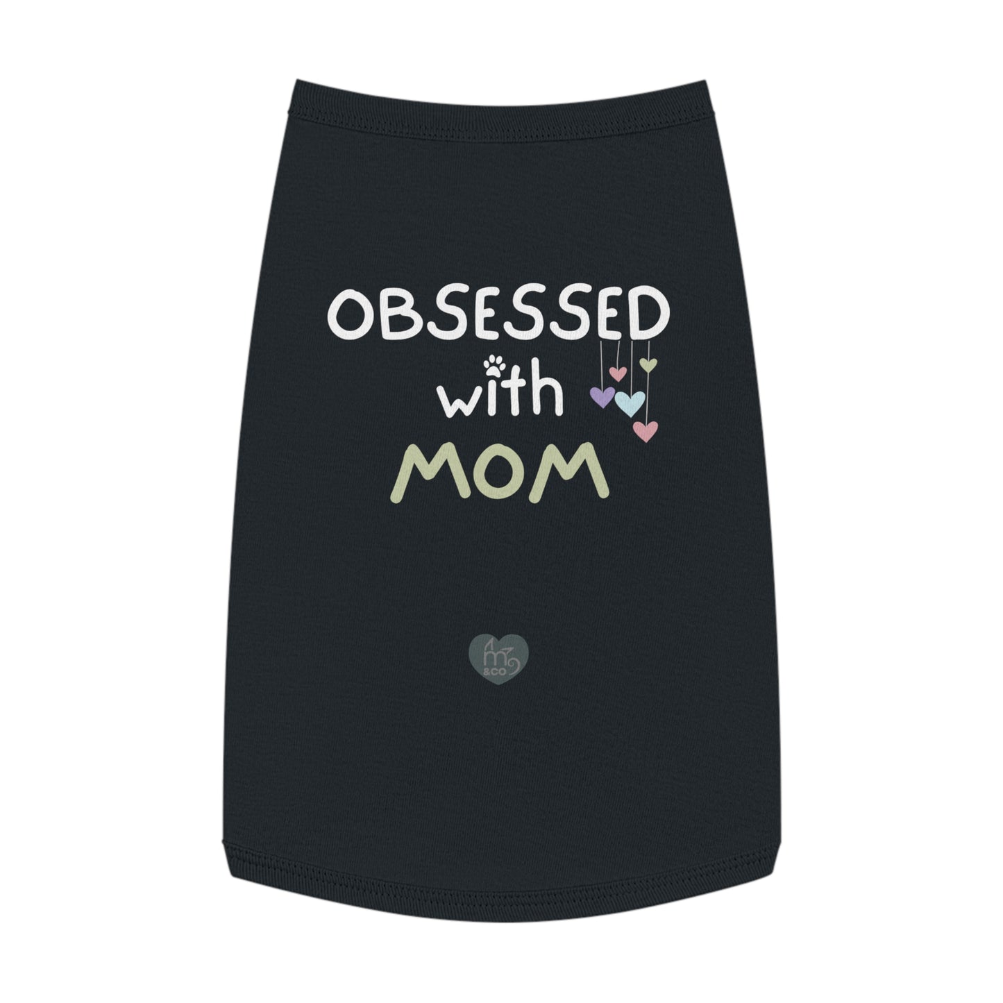 Obsessed with Mom Pet Tank Top - Black