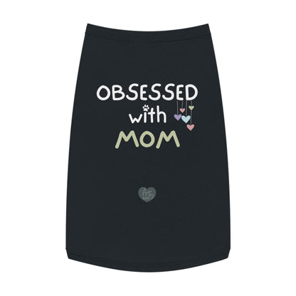 Obsessed with Mom Pet Tank Top - Black