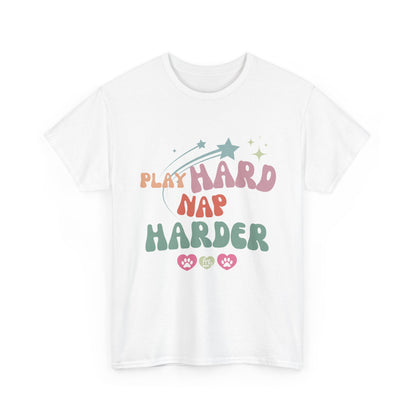 Play Hard Nap Harder Unisex Heavy Cotton Tee