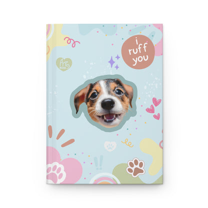 Mochi Doggo I Ruff You Hardcover Journal Matte