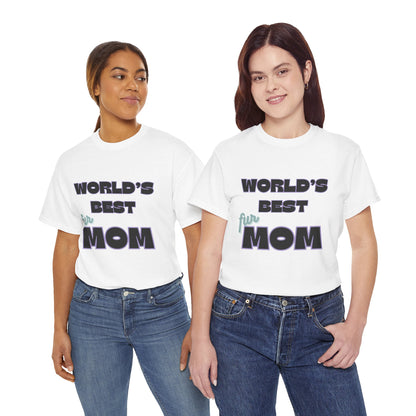 World's Best Fur Mom Unisex Heavy Cotton Tee