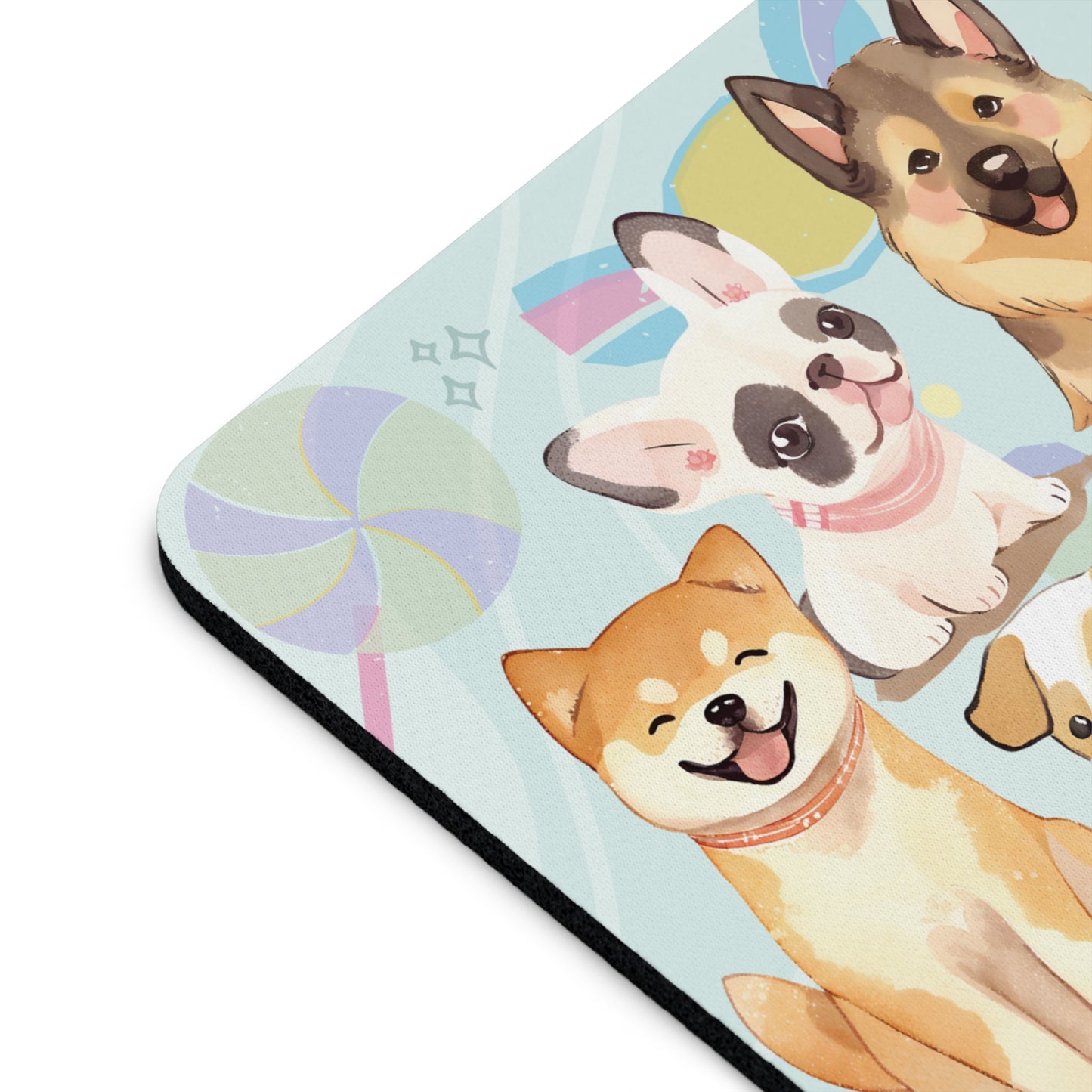 Adorable Dogs Pet Lover Mouse Pad