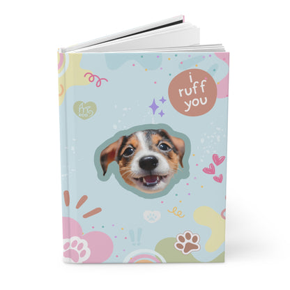 Mochi Doggo I Ruff You Hardcover Journal Matte