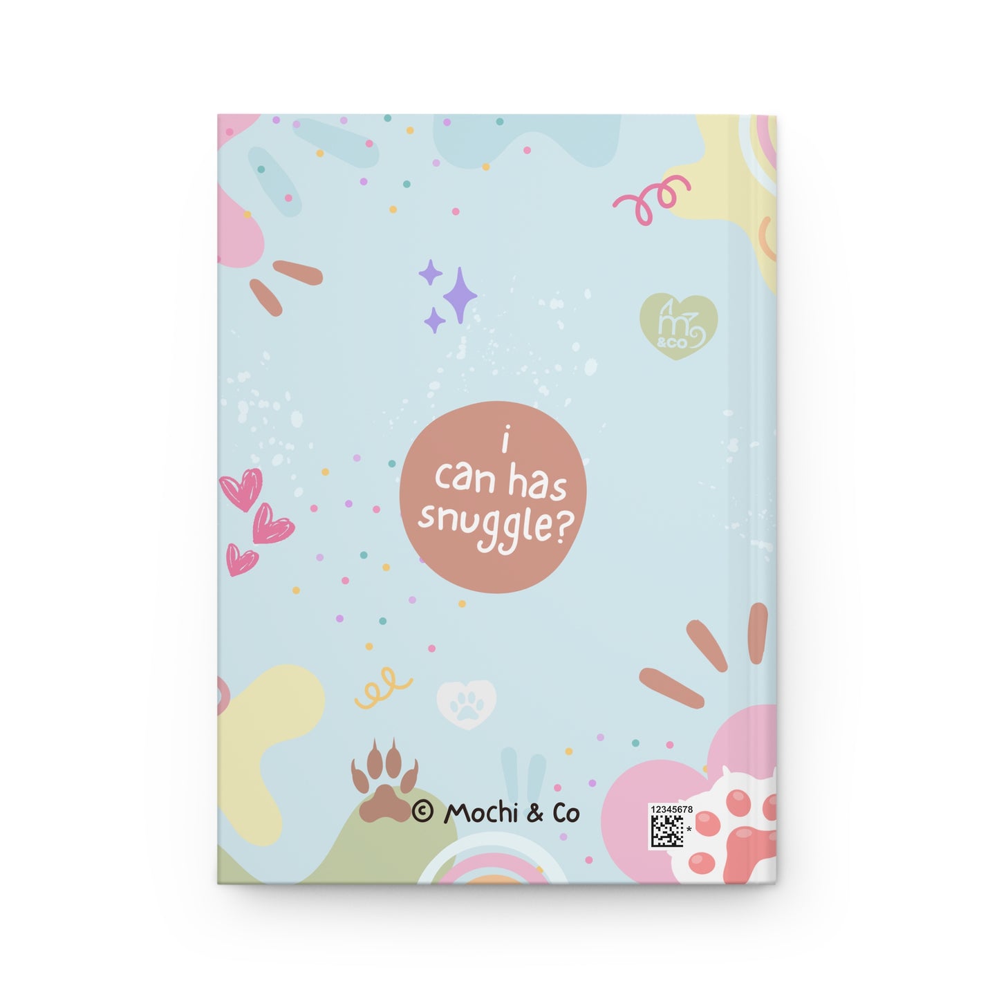 Chichi Catto I Can Has Snuggle Hardcover Journal Matte