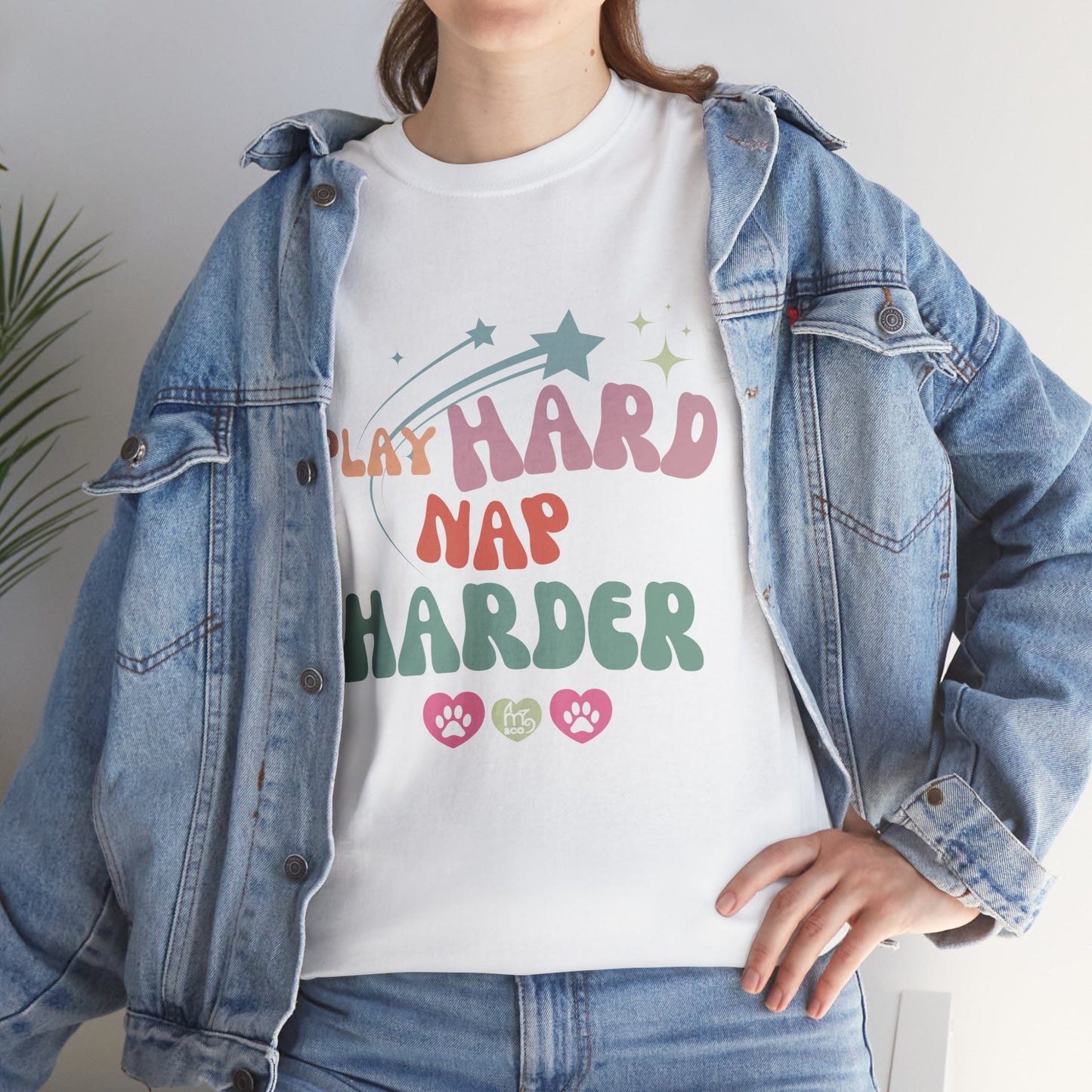 Play Hard Nap Harder Unisex Heavy Cotton Tee