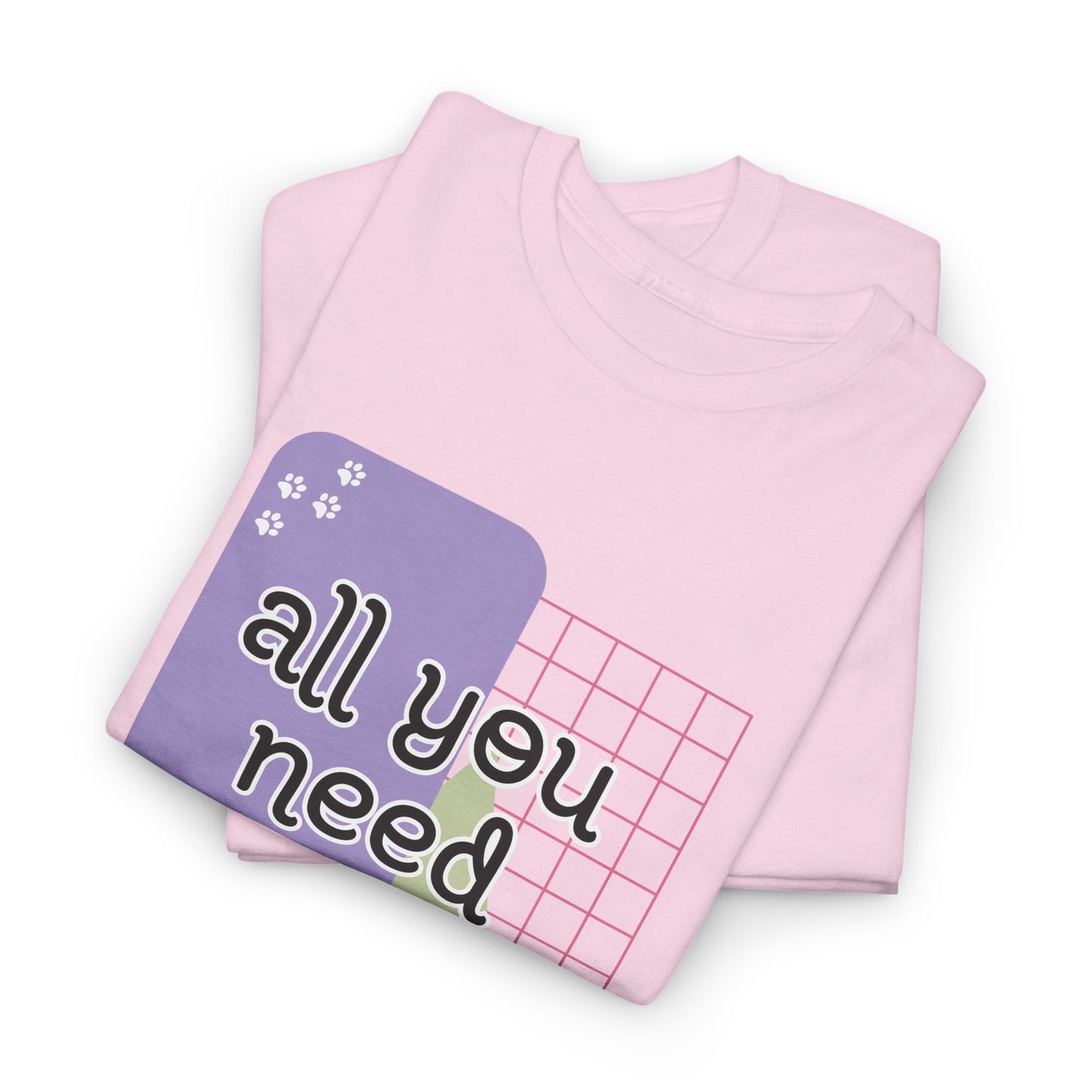 All You Need is Love and a Dog Unisex Heavy Cotton Tee