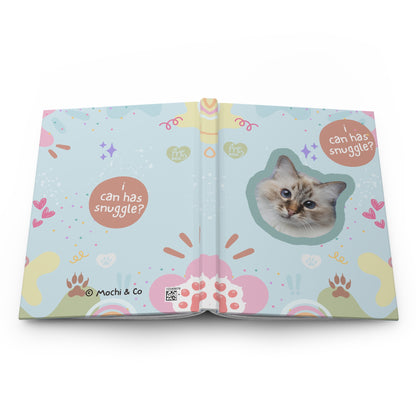 Chichi Catto I Can Has Snuggle Hardcover Journal Matte