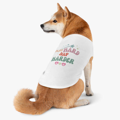 Play Hard Nap Harder Pet Tank Top