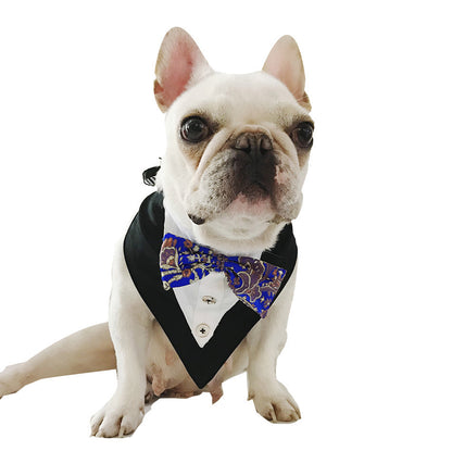 Dapper Tuxedo Formal Pet Bandana