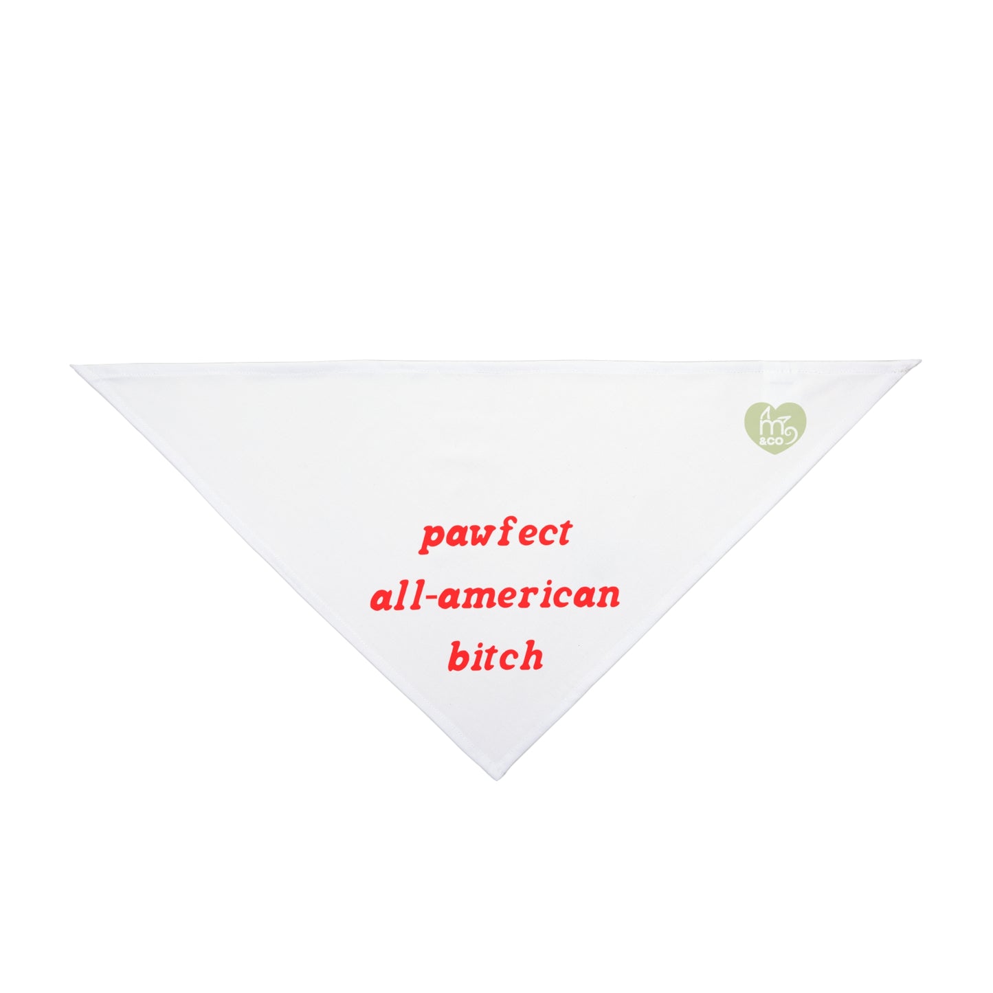 Pawfect All American Bitch Pet Bandana