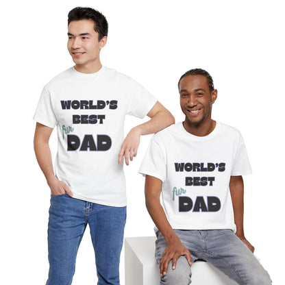 Word's Best Fur Dad Unisex Heavy Cotton Tee