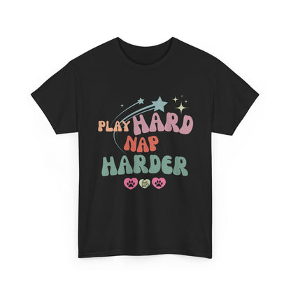 Play Hard Nap Harder Unisex Heavy Cotton Tee