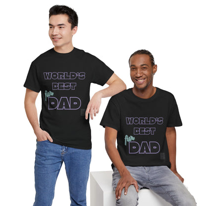 Word's Best Fur Dad Unisex Heavy Cotton Tee