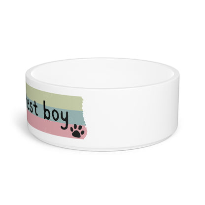 Premium Ceramic Pet Bowl - World's Bestest Boy