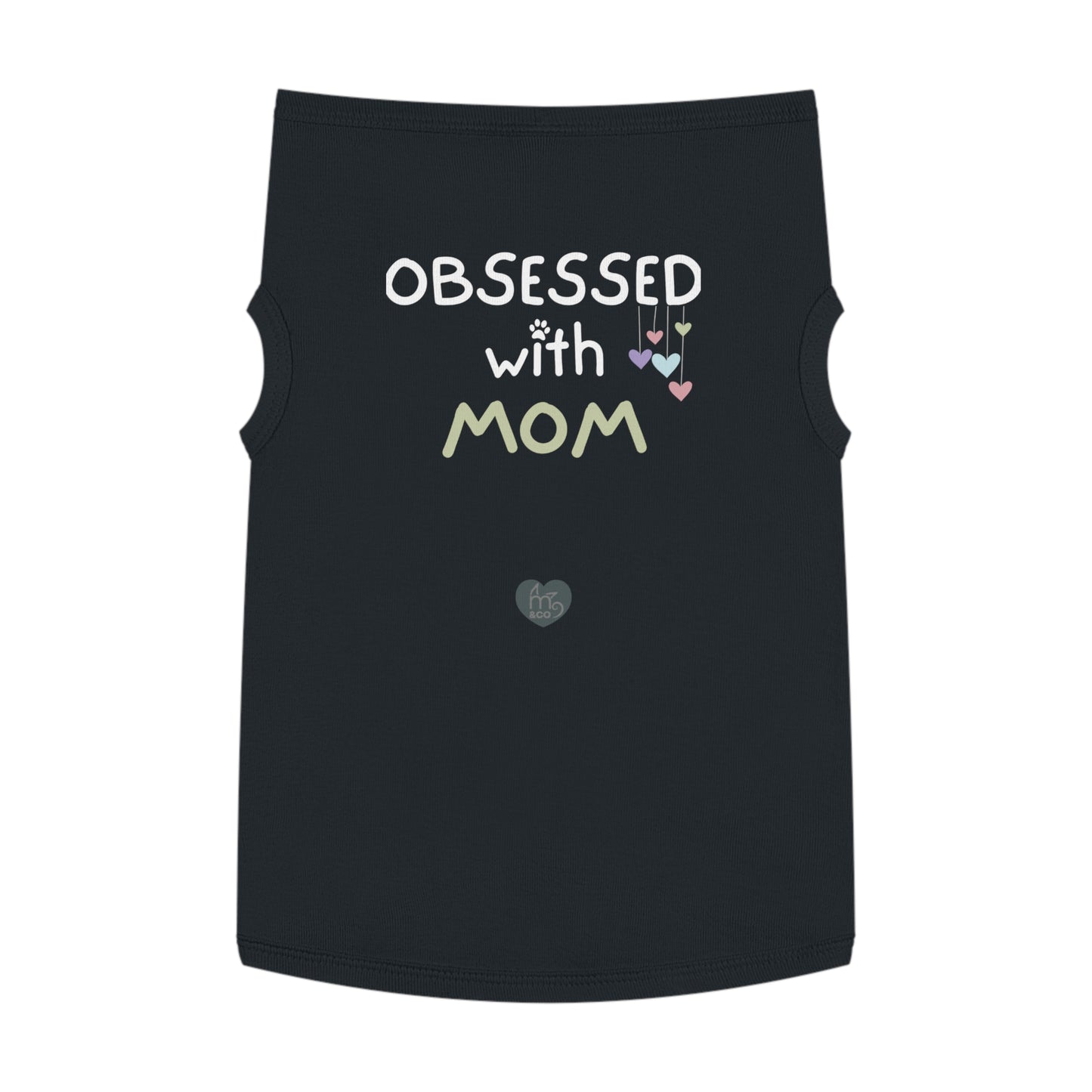 Obsessed with Mom Pet Tank Top - Black