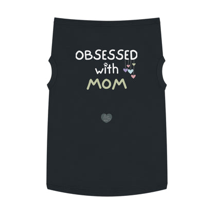 Obsessed with Mom Pet Tank Top - Black