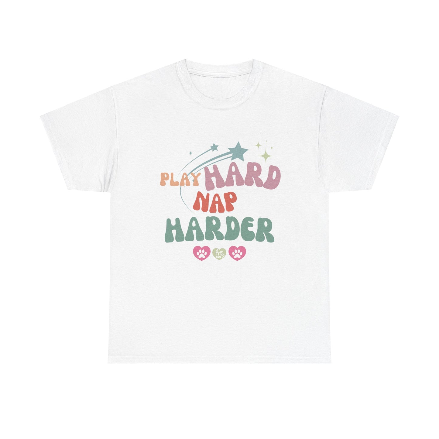 Play Hard Nap Harder Unisex Heavy Cotton Tee