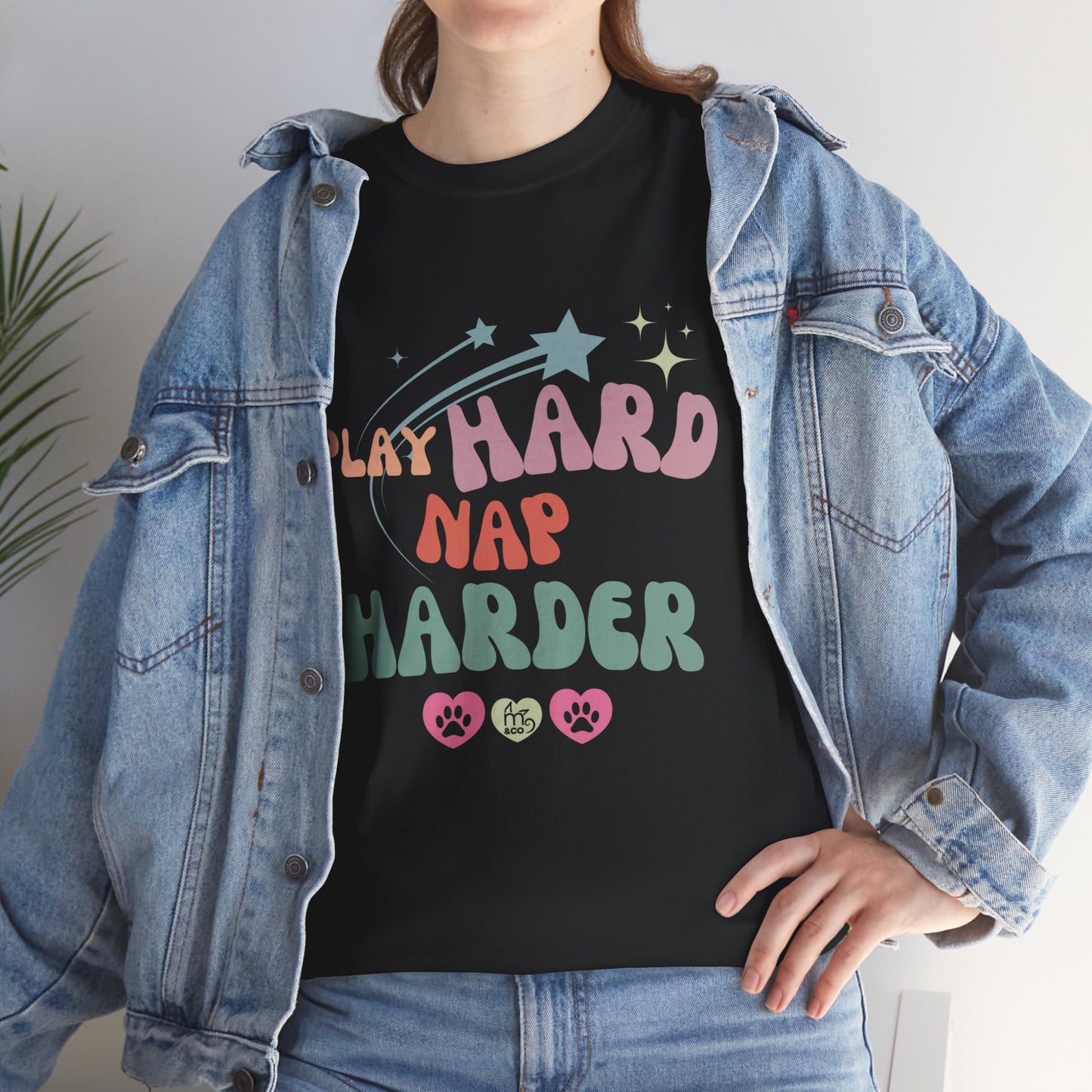 Play Hard Nap Harder Unisex Heavy Cotton Tee