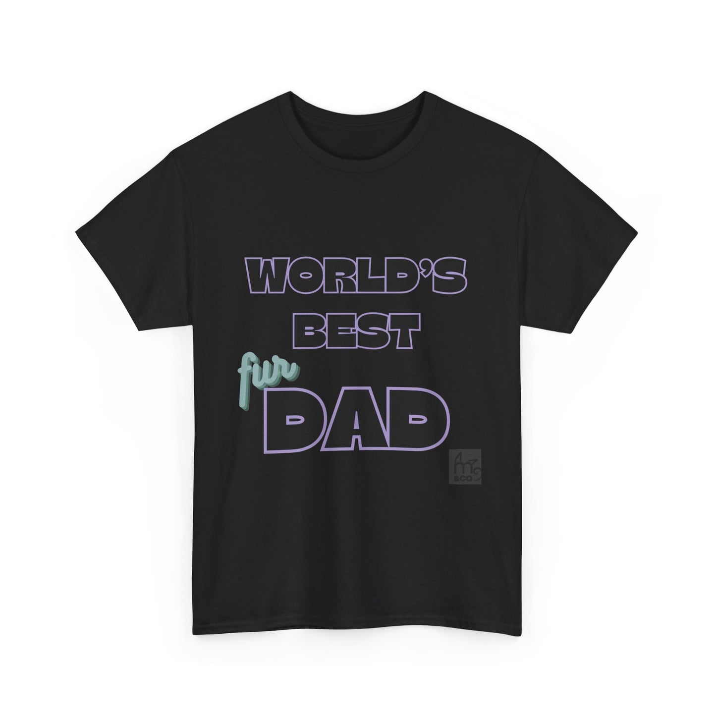 Word's Best Fur Dad Unisex Heavy Cotton Tee