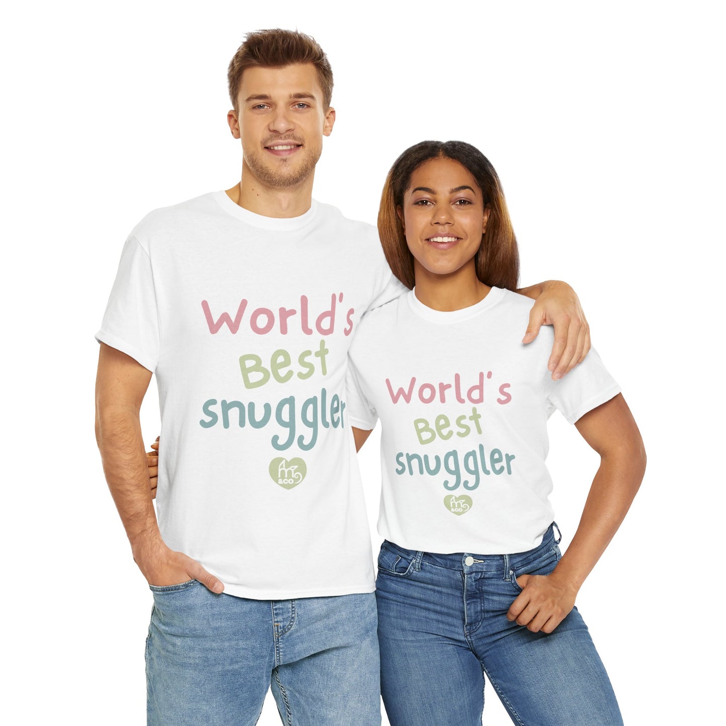 Word's Best Snuggler Unisex Heavy Cotton Tee