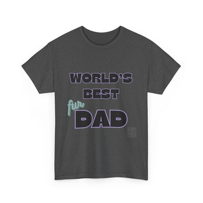 Word's Best Fur Dad Unisex Heavy Cotton Tee