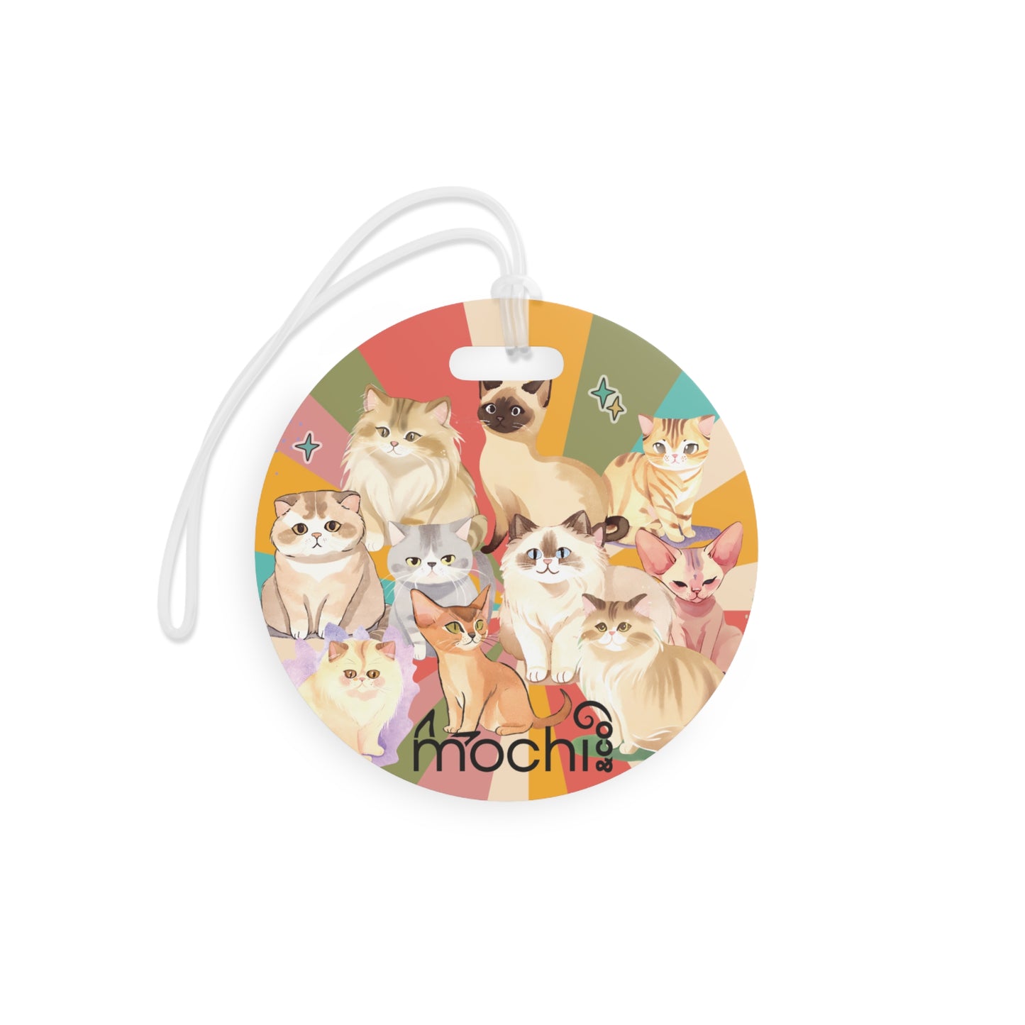 Retro Cats Pet Lover Luggage Tags