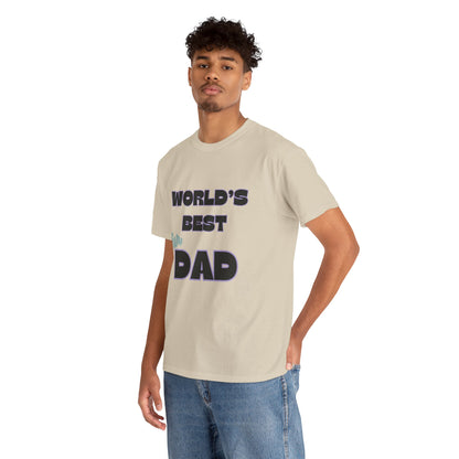 Word's Best Fur Dad Unisex Heavy Cotton Tee