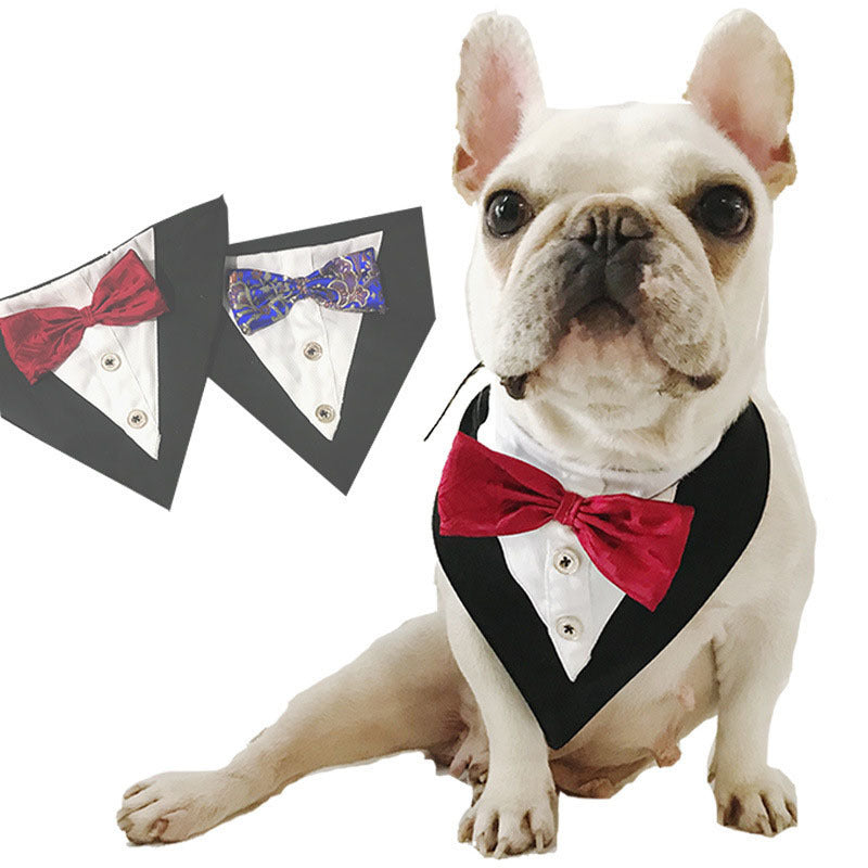 Dapper Tuxedo Formal Pet Bandana